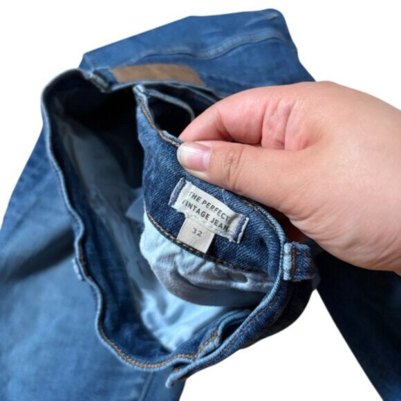 Madewell The Perfect Vintage Jeans Pants Blue Size 32 - Picture 4 of 7